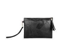 GXMDSGZ Femmes Pochette Sac Sac à main vintage for femme, couleur unie, enveloppe, en cuir, avec dragonne, décontracté, petit, pochette de jour, portefeuille Pour Les Mariages(Black)