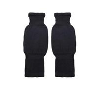 GXMDSGZ Genouillère 2Pcs Cashmere Pads Winter Warm Men and Women Double Thick Wool Knee Protection Plus Velvet Protective Clothing(Brown fur black)