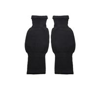 GXMDSGZ Genouillère 2Pcs Cashmere Pads Winter Warm Men and Women Double Thick Wool Knee Protection Plus Velvet Protective Clothing(Black haired grey)