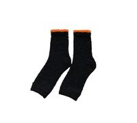 GXMDSGZ Genouillère Genouillères chaudes en fourrure for femmes, polaire corail épaisse et douce, idéales for l'hiver la course à pied. Chaussettes hautes(Black)
