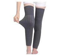 GXMDSGZ Genouillère Genouillères de protection en laine cachemire, noires/grises, guêtres, protections for les genoux(Grey)