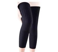 GXMDSGZ Genouillère Genouillères en cachemire épais unisexe for l'hiver, protection des articulations, contre le froid, genouillères de sport sans couture, épaisses et allongées(BlackOne Size)
