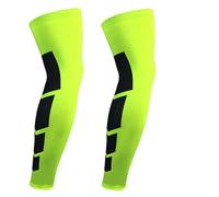 GXMDSGZ Manchon Compression Mollet 1 paire de manchons compression antidérapants for le sport, offrant un soutien et une(Green-2Pcs,XL-weight 75-100kg)