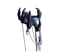 GXMDSGZ Porte Clef Mural 1 pièce de support bras sorcière en résine, griffe démon, pendentif, décoration d'Halloween, accessoire mural à suspendre