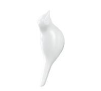 GXMDSGZ Porte Clef Mural Crochet mural multifonction en forme d'oiseau créatif 3D, crochet for manteau moderne for maison(White)