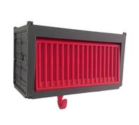 GXMDSGZ Porte Clef Mural Porte-clés mural multifonction avec ouverture for porte de voiture, amusant et peu encombrant(Black-Red)