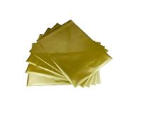 GXMDSGZ Tampon à Feuille Chaude Format A4, Papier doré, Toner laminé réactif for Cartes en, 50 pièces pour Craft Card(Matt Gold)