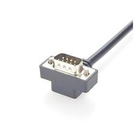 GXMRHWY Câble série DB9 mâle 9 broches vers le bas à angle droit à extrémité unique connecteurs à profil bas pour scanner, modem, etc. 1 mètre