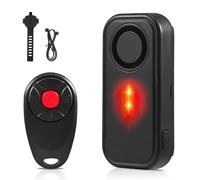 Gxpjycfob Alarme Vélo sans Fil 113 DB avec Télécommande - Antivol Étanche pour Vélo, Moto, Scooter, Voiture - Alarme à Vibration et LED