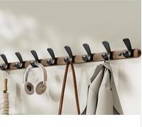 GXQFF Patère De Rangement pour La Maison | Crochet Mural D'entrée | Porte-Manteau Mural en Bois | Crochets Muraux Patere Murale pour Une Entrée, Chambre, Salle De Bain Et Vestiaire-80cm/31.49in