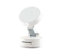 GXQKLSU Support Téléphone Magnétique Universel À Ventouse Latérale Support Rangement Pliable Multifonctionnel Paresseux Téléphone À Ventouse sous Vide Porte Telephone Voiture(White)