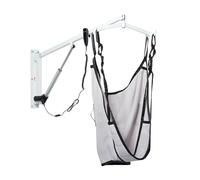 GxRichstar Ascenseur mural pour patient avec élingue, élévateur électrique portable pour handicapés, personnes âgées, handicapés, télécommande, blanc