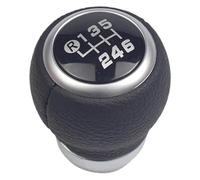 GXSAI Levier Vitesses Manuel Vitesses pour Subaru pour Impreza pour WRX STi 2010-2019 Couvercle De Pommeau Levier Vitesse 5/6 Vitesses Tête Changement Cuir Manette Handball(Leath-Bla-up-r6)
