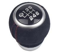 GXSAI Levier Vitesses Manuel Vitesses pour Subaru pour Impreza pour WRX STi 2010-2019 Couvercle De Pommeau Levier Vitesse 5/6 Vitesses Tête Changement Cuir Manette Handball(Su Leath-Bla-up-r6)