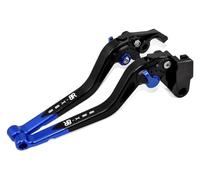 GXSAI Moto Leviers d'embrayage Frein pour Suzuki GSX-8R 2024 CNC en Alliage D'aluminium Fait Longue Taille Levier De Frein Levier d'embrayage(Blue)