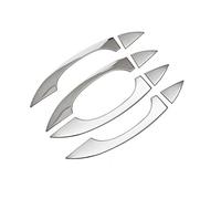 GXSAI Pour Audi A6 S6 A7 S7 C7 Garniture Poignée De Porte Chromée Poignée De Porte Extérieure Bandes Décoratives Accessoires Style Voiture Acier Inoxydable Couvercle Poignée Porte