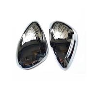 GXSAI Rétroviseur Couvercle pour Citroen C4 pour Grand pour P&ICA&SSO pour LL 2013-2017 Voiture Rétroviseur Couvre Coque Rétroviseur Bord Gardes Couverture Extérieur(Silver 1 Pair)