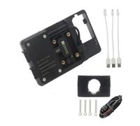 GXSAI Support tphone antivibration Support GPS Téléphone Moto Pare Brise Chargement sans Fil Navigation 22mm pour NC 750 X pour 750X pour NC750X 2021(Phone Holder Black)