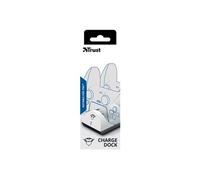 GXT 254 - Socle de charge - 2 connecteurs de sortie (USB-C) - blanc - pour Sony DualSense