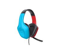 GXT 416S Zirox Casque Gaming Léger pour Nintendo Switch avec Transducteurs 50 mm, Jack 3.5 mm, Câble de 1,2 m, Bleu/Rouge