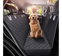 GXT Housse de Protection de siège arrière pour Chien pour Voitures, SUV et camions avec fenêtre en Maille, matériau antidérapant et imperméable, Noir