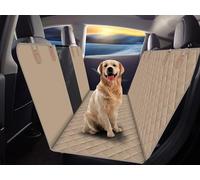 GXT Housse de Protection de siège arrière pour Chien pour Voitures, SUV et camions avec fenêtre en Maille, matériau antidérapant et imperméable, Kaki foncé