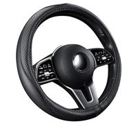 GXT Housse de Volant Universelle en Cuir synthétique antidérapant et inodore pour intérieur de Voiture Noir 38,1 cm