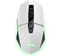 Gxtrust 1108W Vylax Souris Gamer Sans Fil Rechargeable, 80 Heures D'Autonomie, 800-4800 Dpi, Éclairage Led Multicolore, Récepteur Usb Stockable, 6 Boutons, Souris Gaming Pour Pc Ordinateur, Blanc