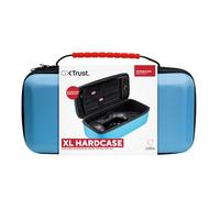 GXTrust 1252B Pochette XL pour Nintendo Switch 2, Étui Switch de Protection avec Conception Antichoc, Poignée, Housse avec Pochette pour Accessoires, 4 Joy-Cons et 12 Jeux, Bleu