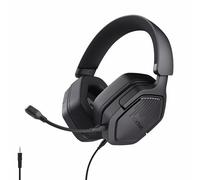 GXTrust 1492 Ravox Casque Gaming pour PS5 PS4 Switch PC Xbox Mobile, Jack 3,5 mm, Pilotes 50mm, Bandeau Rembourré, Oreillettes Inclinables, Casque Gamer Over-Ear avec Microphone Amovible, Noir