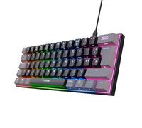 Trust GXT 867 Acira clavier Gaming USB Français Noir, Gris