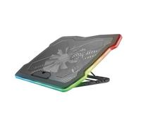 Trust Gaming Refroidisseur PC GXT 1126 Aura – RVB, jusqu'à 17,3", silencieux, vitesse réglable – Noir