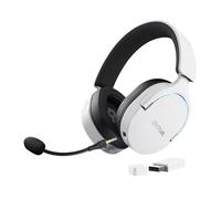 Trust Casque Gaming GXT 491W Fayzo – Sans fil (BT+2.4GHz), 7.1, 22h, Micro antibruit, Blanc