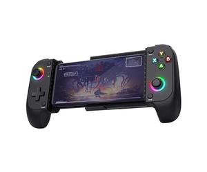 GXTrust Mylox Manette pour Telephone Portable Sans Fil Bluetooth, Noir | Manette Smartphone pour Android / Iphone / PS5 / Xbox / Mobile, 12h d'Autonomie, Double Vibration, Ėclairage RGB