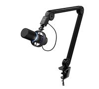 Trust Microphone GXT 255+ Onyx – Cardioïde USB, Filtre anti-pop, Perche articulée – Noir