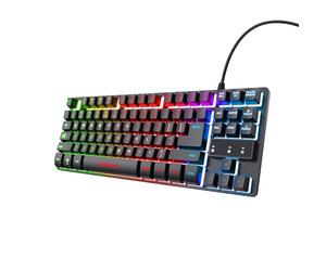 GXTrust Thado Disposition Allemande (QWERTZ) Clavier Gamer TKL, Noir