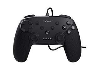 GXTrust Trust Gaming GXT 541 Muta Manette PC Gamer Filaire, 75% Matériaux Recyclés, Câble USB 3m, 15 Boutons, Retour de Vibration, Joystick Gamepad pour Ordinateur, Portable, Jeux, Windows 10/11