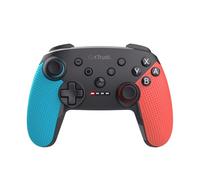 GXTrust Trust GXT 1246B Muta Manette Switch Sans Fil avec Bluetooth, Double Vibration, Capteur de Mouvement, Bouton Turbo et Capture d'Écran, 15h de Jeu, pour Nintendo Switch, Lite, OLED, Blue/Rouge