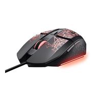 GXTrust Vylax Souris Gamer Éclairage LED, 6 Boutons Programmables, Noir | Multicolore, 200-6400 DPI, Câble USB 150 cm, Souris Gaming Filaire pour PC Ordinateur Portable