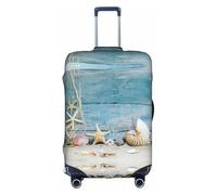 GXUNGT Coque Motif Étoile de Mer Impression Voyage Valise Housse de Valise Personnalisée pour Valise, Parfait pour Tous Les Voyageurs, Blanc, XL, Blanc, XL