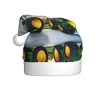 GXUNGT Pièces de rechange pour machines agricoles imprimées chapeaux de Noël amusants pour adultes, chapeaux de cadeau de fête de Noël