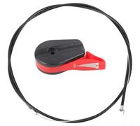 GXV160 Interrupteur de commande d'accélérateur avec câble pour tondeuse à gazon Honda - Kit de liaison de rechange rouge et noir 165 cm (rouge)