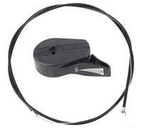 GXV160 Interrupteur de commande d'accélérateur avec câble pour tondeuse à gazon Honda - Kit de liaison de rechange rouge et noir 165 cm (noir)