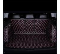 gxybr Tapis de Coffre Entièrement Fermé pour Xpeng G6 2023-2024, Voiture Cuir Tapis Tronc Résistant Lavable Antidérapant Inodore Imperméable Accessoire,C/Black-Red
