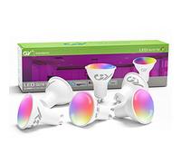 GY Ampoule Connectée GU10 WiFi 7W 500LM, Ampoules LED RGB + CCT (2700K-6500K) Dimmable, Smart Life Control, Ampoule Intelligente Compatible avec Alexa/Google Home, Lot de 6