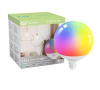 GY Ampoules Connectée E27 LED WiFi 23W G150 2400LM, Intelligente Dimmable Multicouleurs RGB&CCT 2700K-6500K, ampoule connectée alexa e27 Smart life Compatible avec Alexa/Google Home