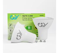 GY Ampoules LED GU10 4.9W Equivalent 80W, 790LM 4000K Blanc Neutre, Angle de Lumière 120°, Ampoule GU10 Led Efficacité Energétique, Non-Dimmable, Lot de 2