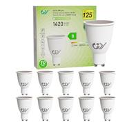 GY Ampoules LED GU10 Classe B 9W Equivalent 125W, 1420LM 4000K Blanc Neutre, Angle de Lumière 110°, Ampoule GU10 Led Efficacité Energétique, ，Non-Dimmable, Lot de 10