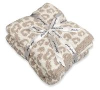 GY Couverture Polaire de Luxe Super Douce, légère et Lavable pour Chaise, canapé, lit, Camping, Voyage, Pierre/crème