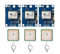 GY-NEO6MV2 Module GPS, module GPS avec commande de vol d'antenne, module de commande de vol GPS super puissant, module de position GPS MWC IMU APM2 pour Arduino (3 pièces)